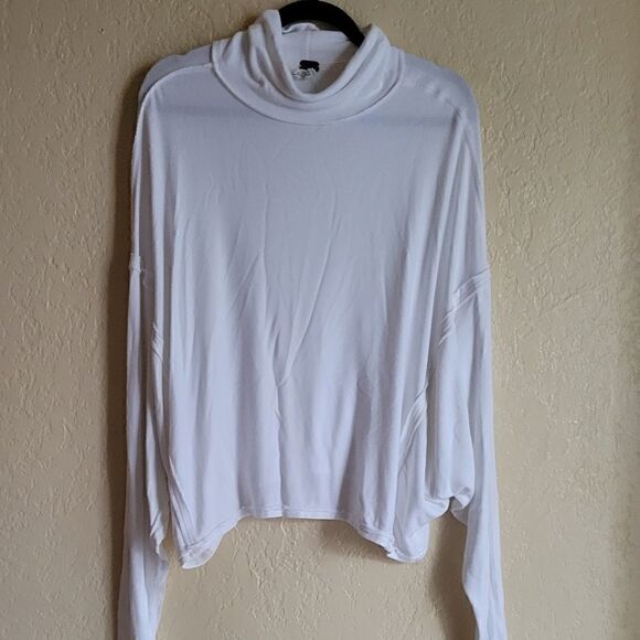 FREE PEOPLE Alameda Ivory Slouchy Oversized Pullover Top Size Small - Picture 13 of 13